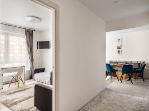 Квартира Большая Белая Кингсайз