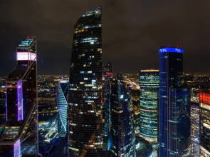 Апартаменты Sky City Moscow 62 этаж! Вид на Башни, Лужники, Парк победы и город! Очень уютный!