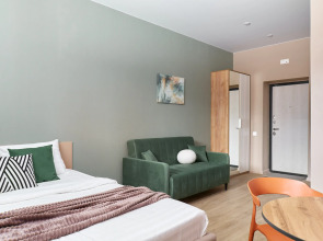 Апартаменты Vizit с новым дизайнерским ремонтом. Студия 6