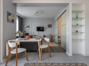 Апартаменты с уютным балконом