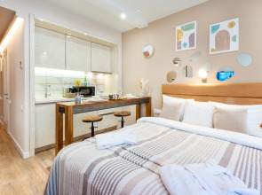 Квартира Vintage Haven Studio - Bohemian Style in Alliance Palace