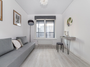 4flats MONOCHROME Квартира у набережной Невы в ЖК бизнес-класса