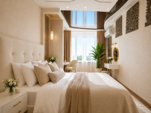 Prekrasnaya 2-kh komnatnaya ryadom s plyazhem Aleksino Flat