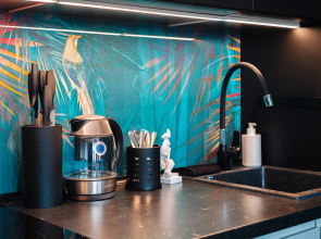 Апартаменты Lalapart Tropikana с ярким ремонтом на 30 этаже небоскреба Савеловский Сити