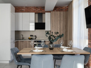 Просторная стильная квартира с видом на горы. Кватро 43