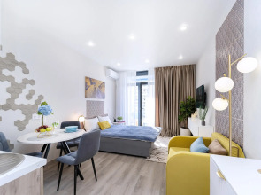 Квартира Студия с Балконом и Видом на Море