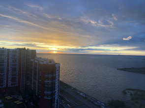 Апартаменты на 25 этаже с видом на Финский залив