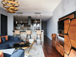 Квартира GM Apartments Шикарная Двушка в Москва Сити в Башне Око