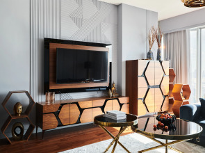 Квартира GM Apartments Шикарная Двушка в Москва Сити в Башне Око