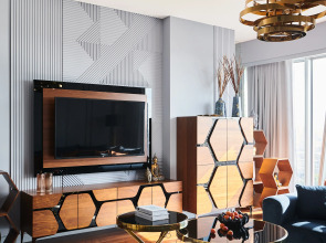 Квартира GM Apartments Шикарная Двушка в Москва Сити в Башне Око