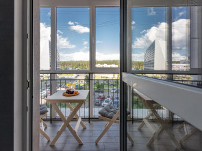 Апартаменты с уютным балконом