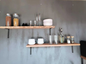 Шале двухэтажный А-фрейм с панорамным остеклением и террасой