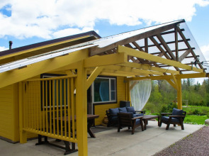 Гостевой дом с выходом в лес