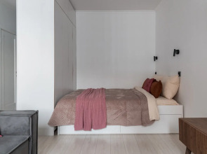 Квартира Студия серая