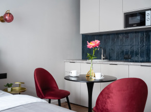 Апартаменты Savina у Моря 2 синяя студия