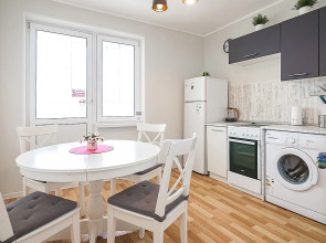 Апартаменты двухкомнатные c видом на Волгу на Волжской набережной  25, м.Cтрелка. Сова-Дом