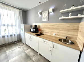 Апартаменты Двухкомнатные FSF Элитные с Эксклюзивным видом и кофемашиной