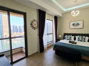 Апартаменты Marco Polo - High-rise 1BR Apt with Amazing Marina Views