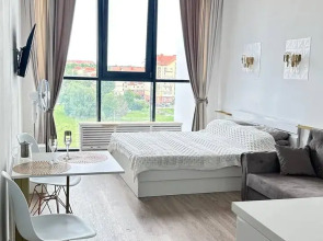 Квартира Бело-золотая Студия