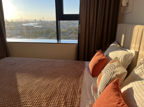 Квартира Студия Друзья с панорамным видом