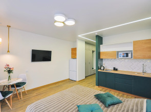 Апартаменты с джакузи у метро на набережной