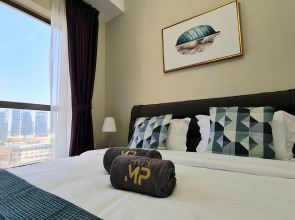 Апартаменты Marco Polo - High-rise 1BR Apt with Amazing Marina Views