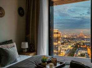 Квартира Бизнес Класс на 52 Этаже с Потрясающим Видом на Москву