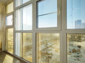 Квартира студия с видом на Амур и город