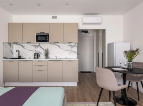 Квартира Лавандовые Сны - красивый вид на город с 31 этажа