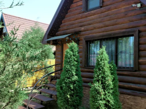U reki Kottedzh s baney na drovakh i kupelyyu Private house