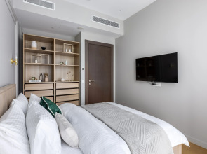 Квартира GM Apartments Суперсовременная Видовая Квартира в Neva Towers