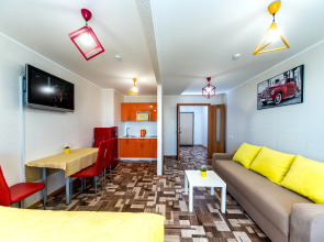 Квартира 1комнатная для 4 человек на 17 этаже с видом на город