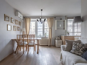 Апартаменты Flat Inn рядом с Патриаршими прудами во Вспольном переулке