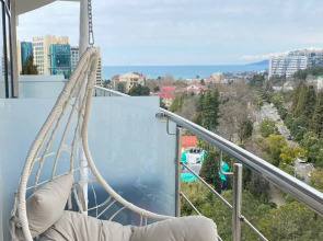 Апартамент Люкс Красивейший в ЖК «Барселона парк» с большим балконом и видом на море