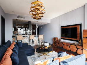 Квартира GM Apartments Шикарная Двушка в Москва Сити в Башне Око