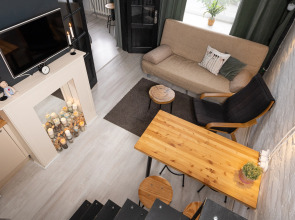 Квартира Двухуровневая с Сауной и Камином