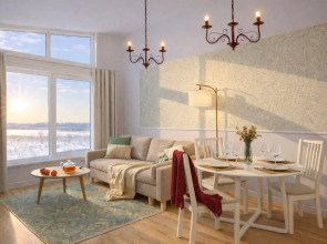 Knyaz-Ivanovo s vidom na chasovnyu i monastyr v Diveevo Private House