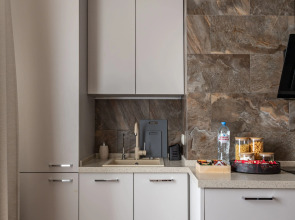 Квартира Moscow Deluxe Apartments Family suite city view-2