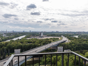 Квартира Moscow Deluxe Apartments Family Suite City View
