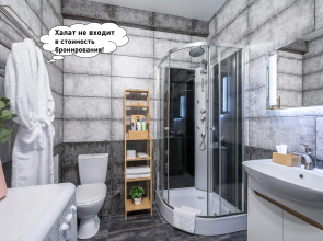 Апартаменты с панорамным видом на город, с большим телевизором (65 дюймов) и Алисой. Встречайте рассветы!