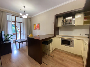 Однокомнатная квартира с Видом на Горы в 300м от Подъёмника