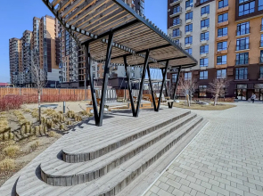 Квартира Green FOX с видом на Приволжский Затон