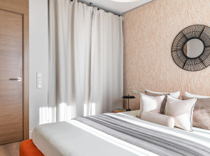 Квартира Moscow Deluxe Apartments Family suite city view-2