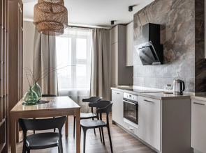 Квартира Moscow Deluxe Apartments Family suite city view-2