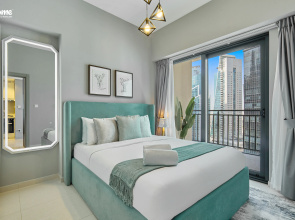 Апартаменты Bnbmehomes Business Bay Beauty with City Views - 1816