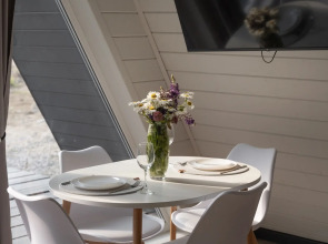 Частный дом A-Frame в лесу в 6 км от Мурманска