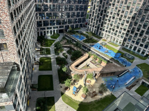 Апартаменты Уютная евродвушка с видом на Москву реку