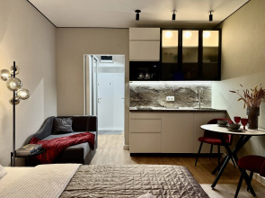 Квартира Люкс Студия в ЖК Бизнес-Класса и Дизайнерским Ремонтом