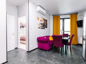 Апартаменты Lalapart Strawberry с дизайнерским ремонтом у метро Дмитровская