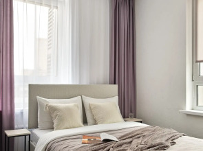 Апартаменты Уютная новая студия у метро Спартак